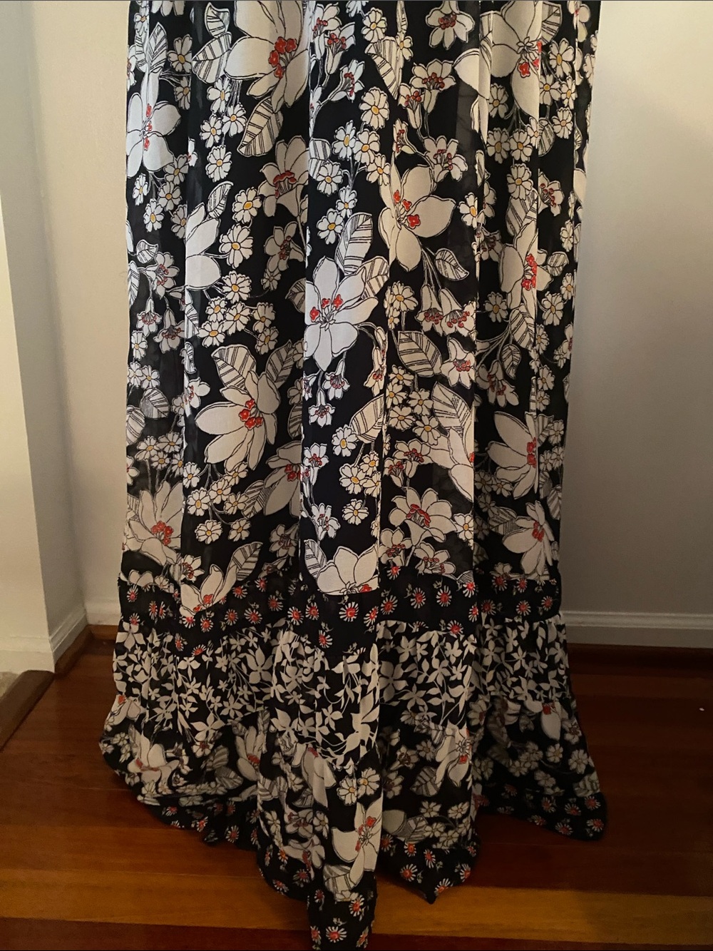 Lane Bryant size 24 floral lined  dress - Picture 3 of 10